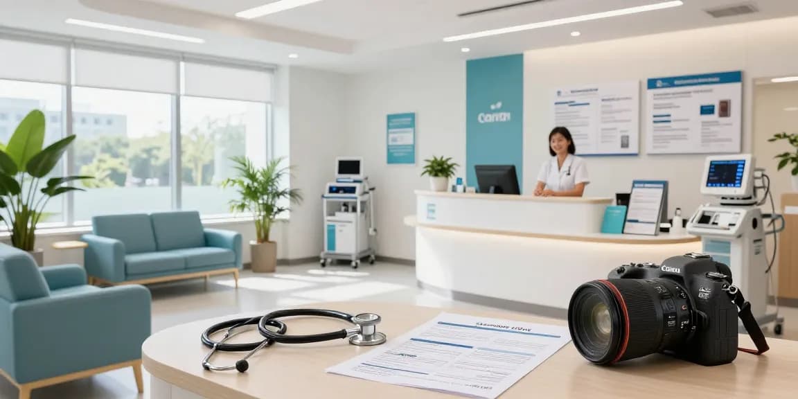 Akra Labs Shop für medizinische Dienstleistungen und Patientenversorgung in einer modernen Klinik.