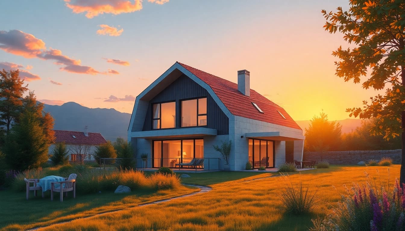 Immobilien Nordzypern: Luxuriöse Villen genießen Meeresblick mit hochwertiger Architektur.