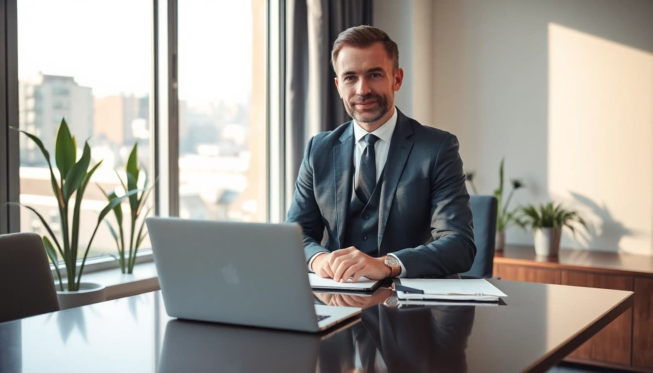 Headhunter Bochum, ein professioneller Headhunter im Büro, vermittelt Talent mit Blick auf Bochum.