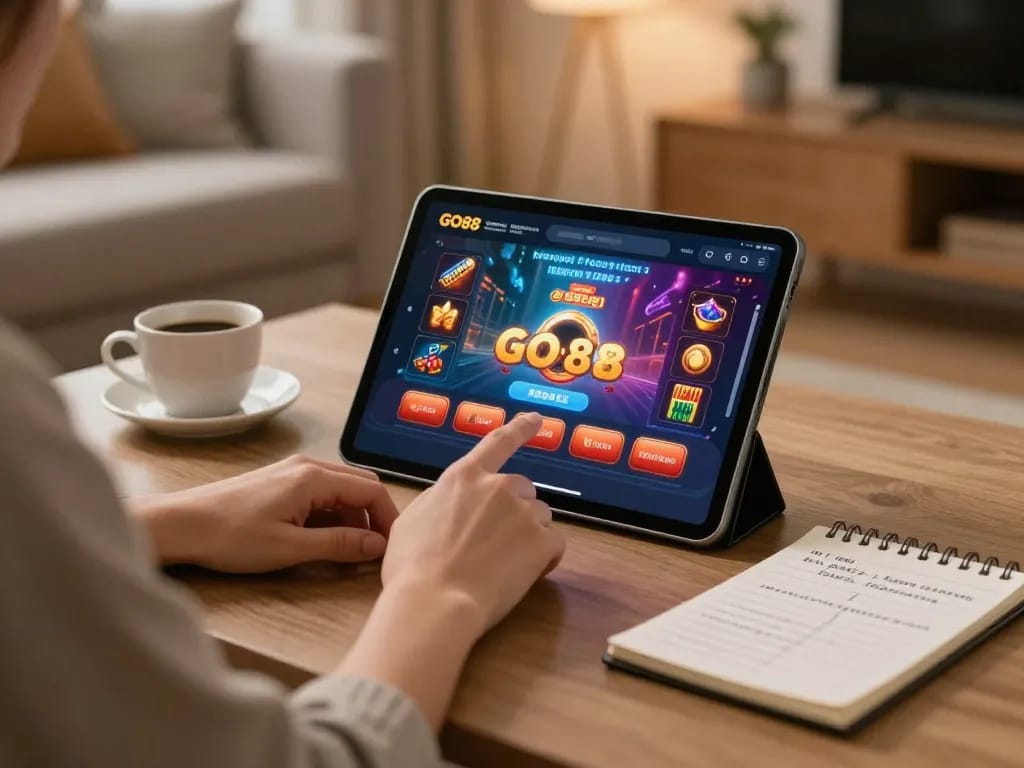 Engaging user enjoying an exciting gameplay session on GO88 platform.
