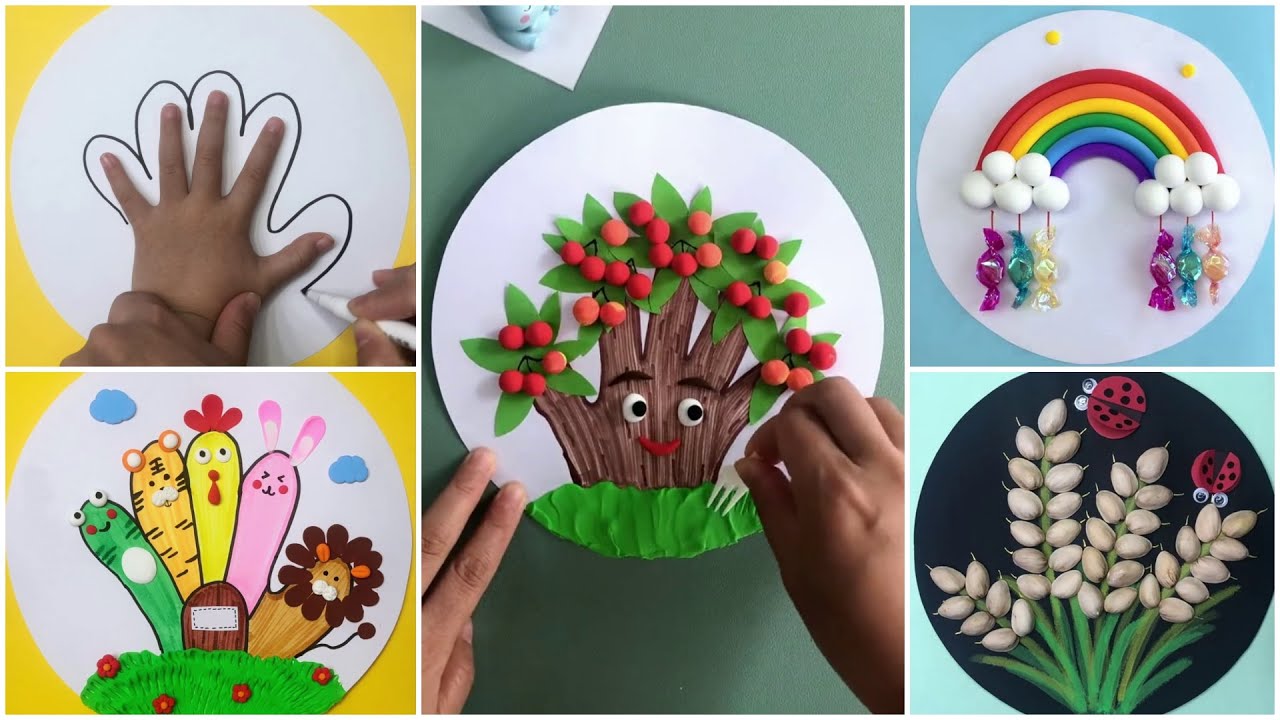 DIY-Ideen und kreative Beschaeftigung Kinder 3 Jahre zu Hause