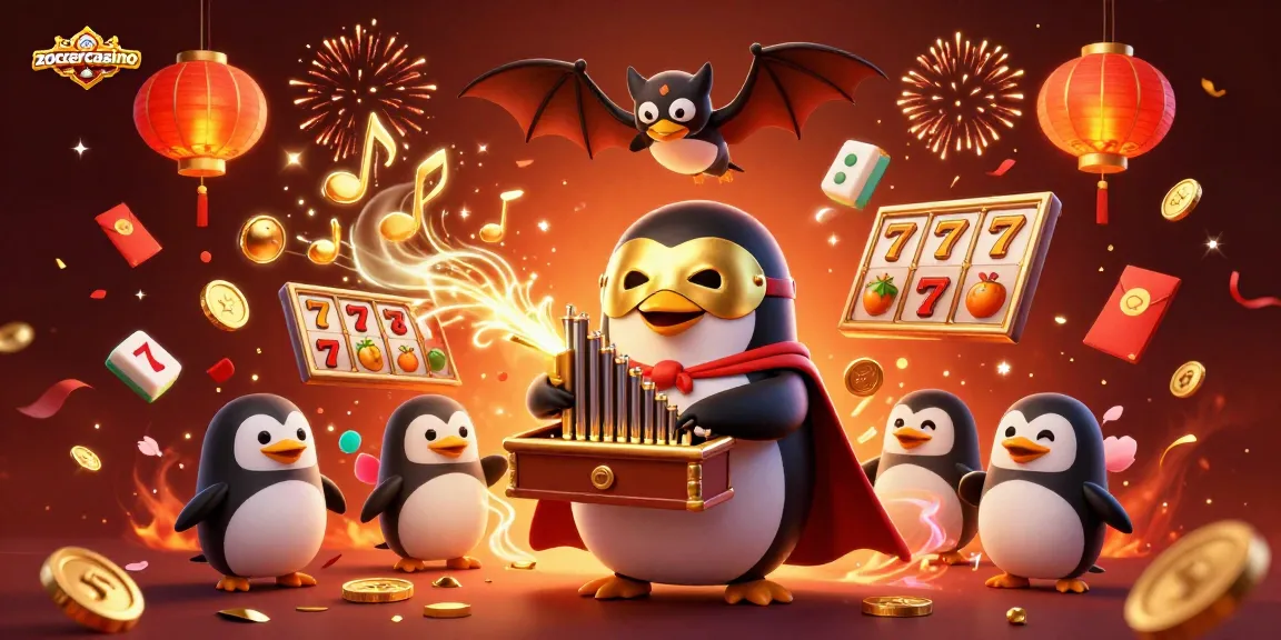 Play and win big at zoccercasino with a vibrant 3D scene showcasing immersive gaming elements and festive atmosphere.