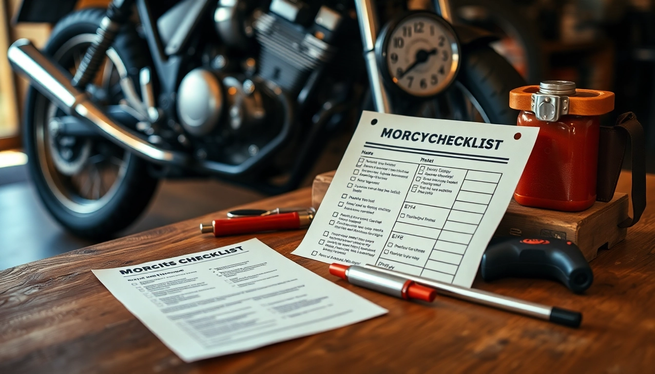 Check the motorrad unterhaltskosten through a detailed maintenance checklist and essential tools for bikers.