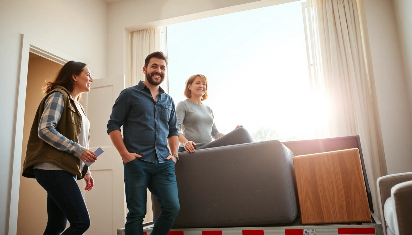 Entrümpelung Wien: Professionelles Team entfernt Möbel in einer Wohnung mit klarer und effizienter Arbeitsweise.