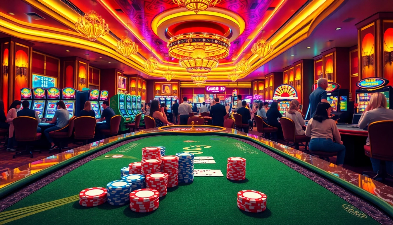 Experience thrilling betting action at GG88 with vibrant poker, roulette, and slot machines.