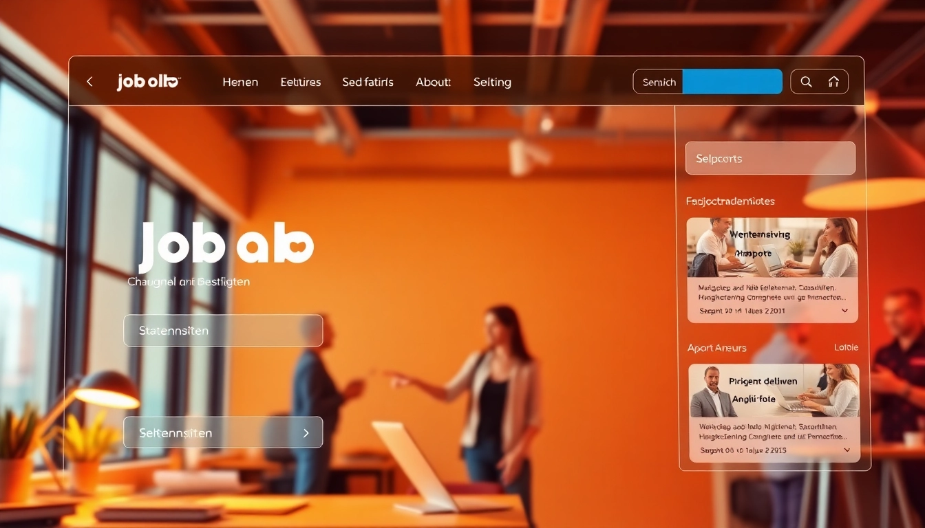 Stellenangebote auf einem modernen Jobportal entdecken und sich erfolgreich bewerben