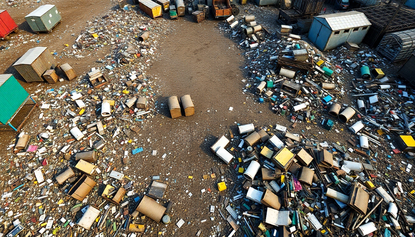 Schrottplatz Duisburg: Metallrecycling und umweltfreundliche Entsorgung von Altmetallen.