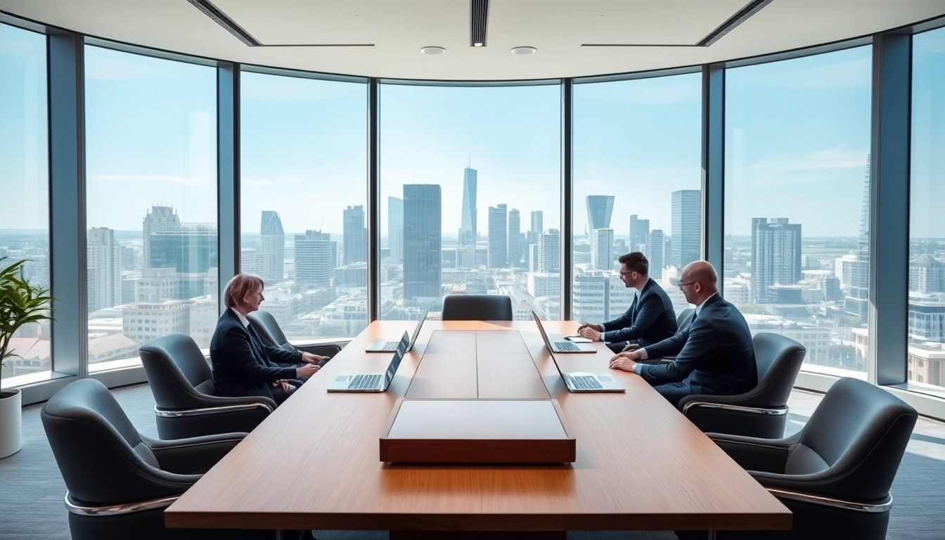 Professionelle Teamarbeit im Büro eines Headhunter Frankfurt, beleuchtet von natürlichem Licht.