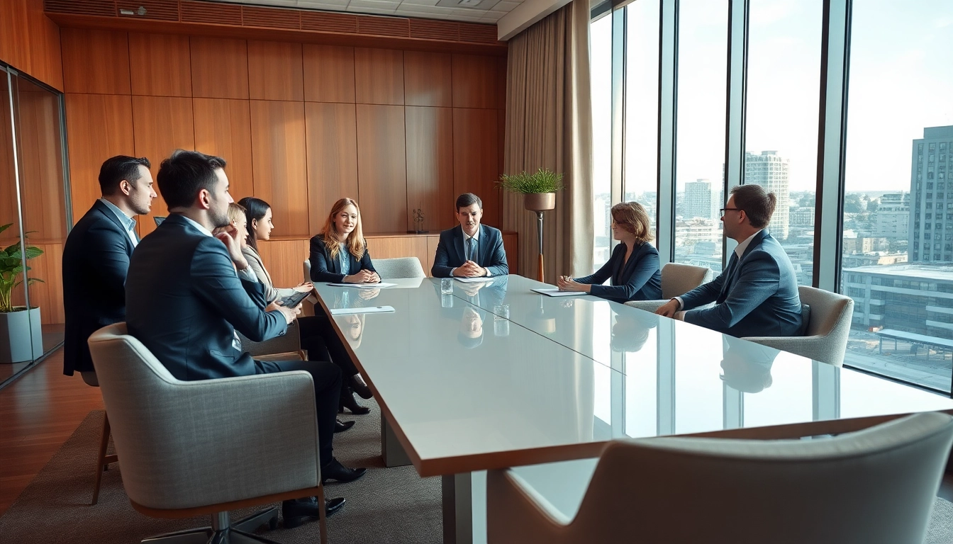 Headhunter Saarbrücken: Diverse professionals collaborating in a modern office.