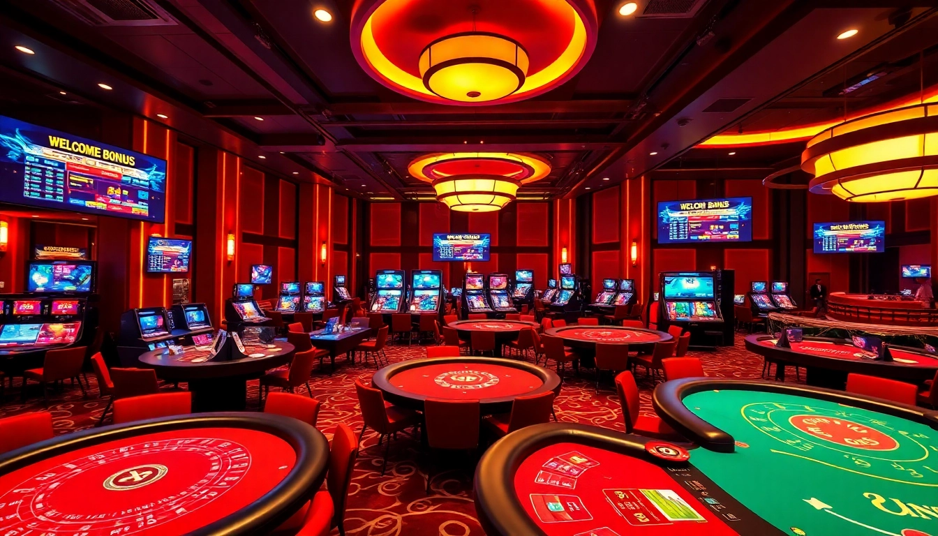 Exciting online casino environment at acb8 with vibrant gaming tables and welcoming atmosphere.