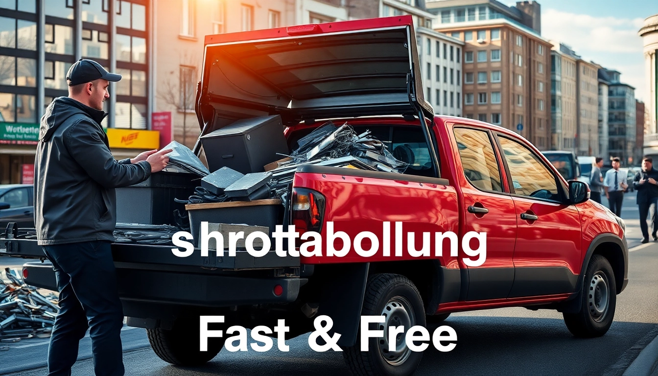 Effizienter Schrottabholservice in Wuppertal unterstützt Anwohner bei der Sammlung von Altmetall.