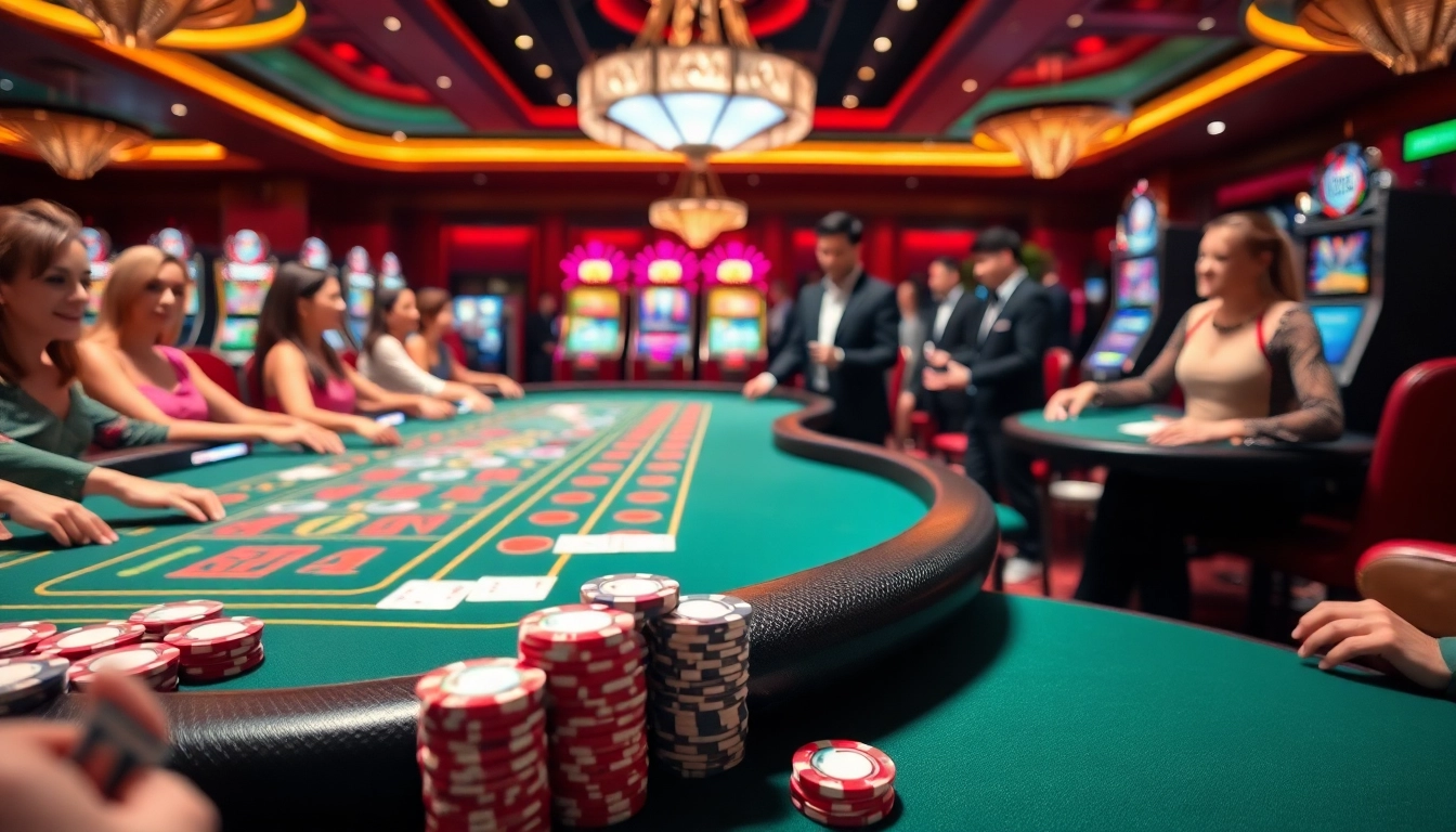 Experience the thrill of qh88 as players engage in a captivating baccarat game.