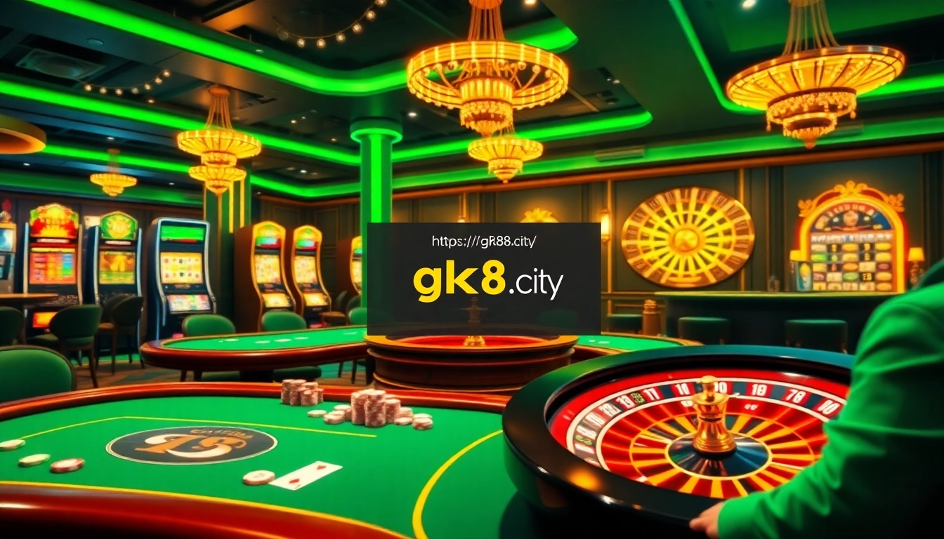 Experience thrilling online gaming at https://gk88.city/ with vibrant casino tables and dazzling action.
