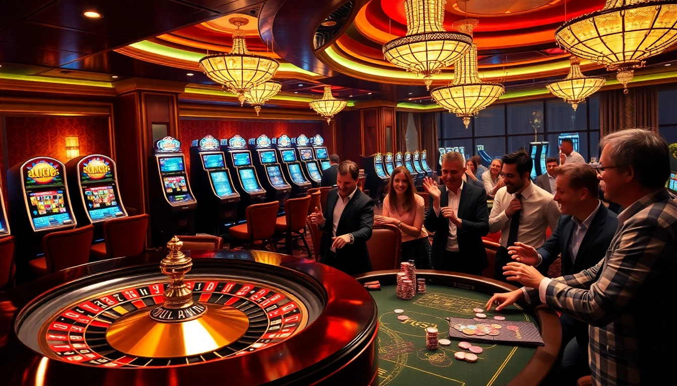 Trải nghiệm cảm giác hồi hộp và phấn khích tại casino LUCK8 với các máy đánh bạc sống động và một bánh xe roulette thanh lịch.