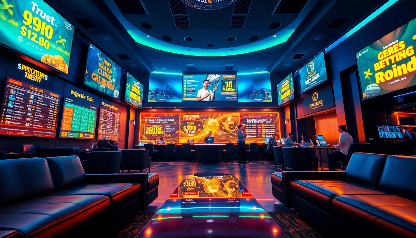 Exciting betting environment at nhacaiuytin.sh with modern screens and promotions.