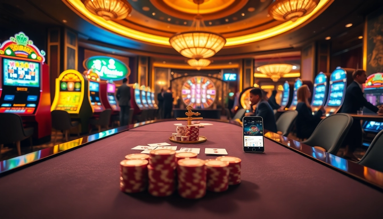 Experience thrilling gameplay with the new 88 app, showcasing vibrant casino elements and high stakes.