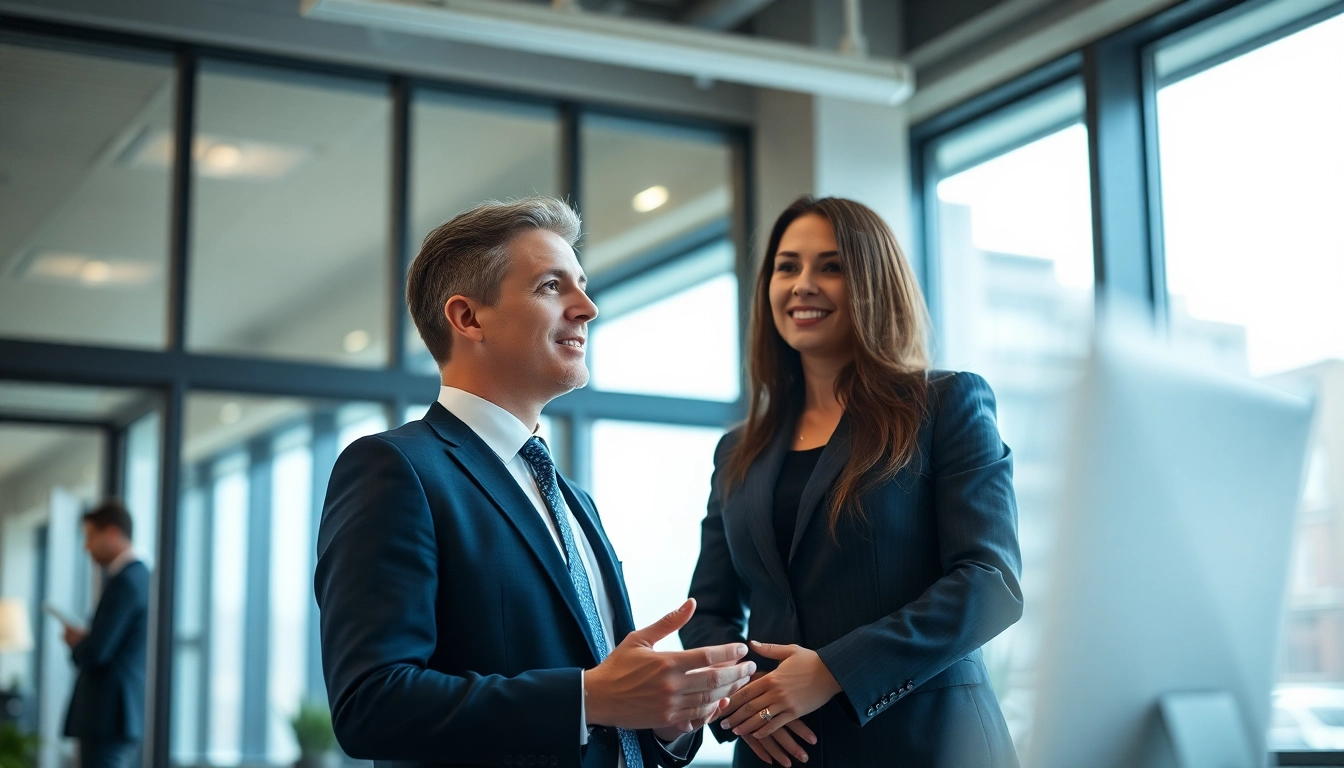 Headhunter Schweiz in einem modernen Büro, vermittelt Engagement und Professionalität.