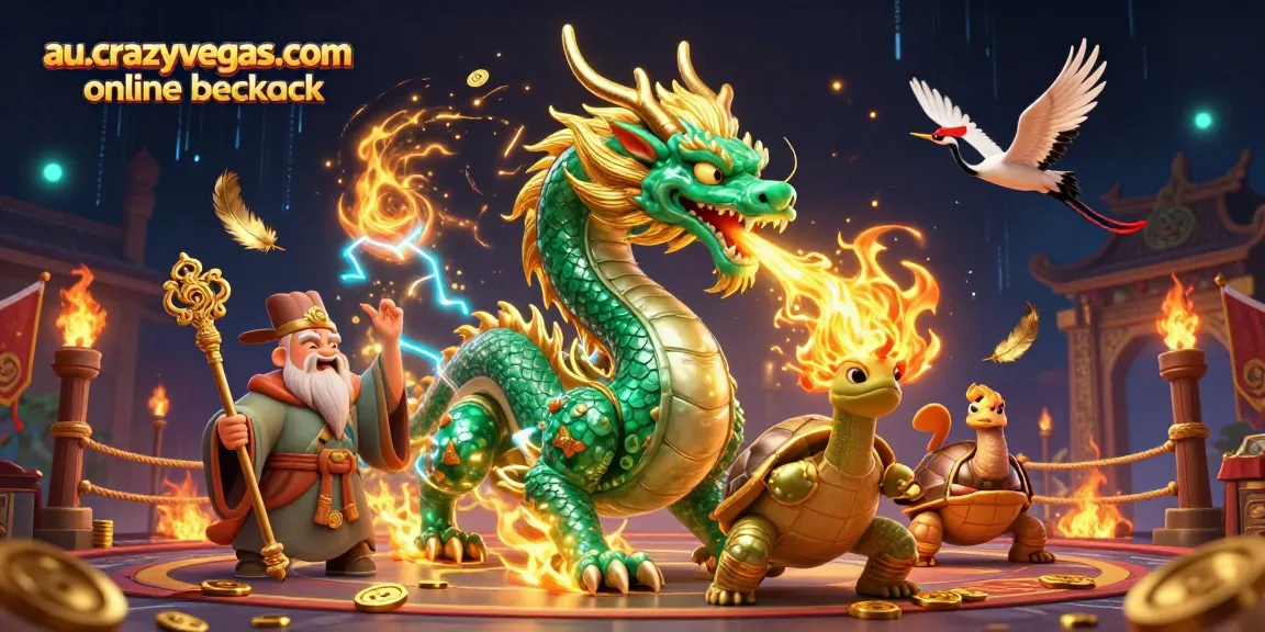 Experience thrilling moments with au.crazyvegas.com online blackjack and unique game elements!
